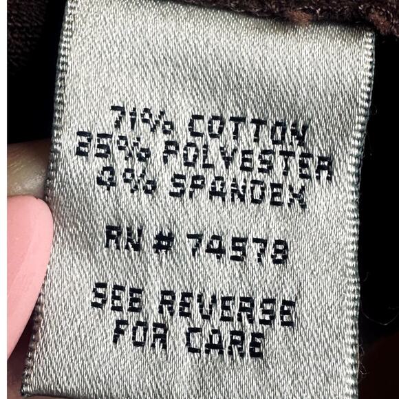 VTG Cache Brown Jacquard Short Sleeve Peplum Career Casual Jacket Size 12 - Picture 5 of 8